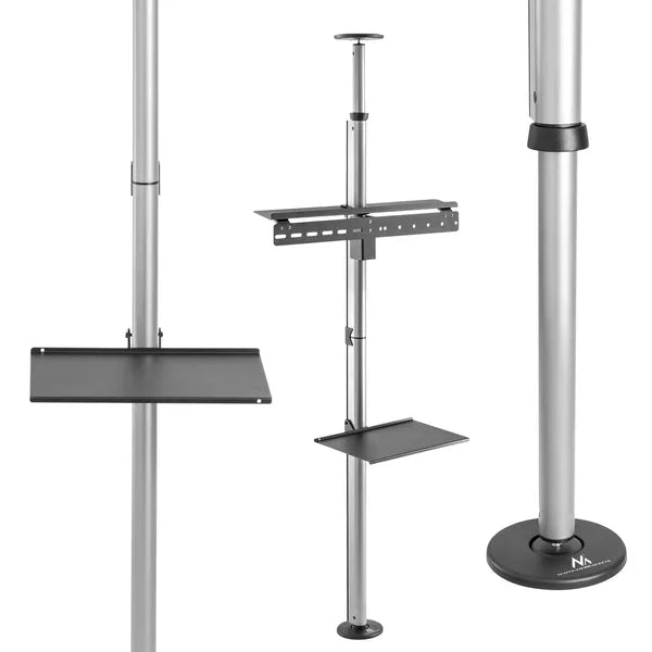 Maclean mc-791n tv tartó, 37-70, max 30kg, teleszkópos polccal