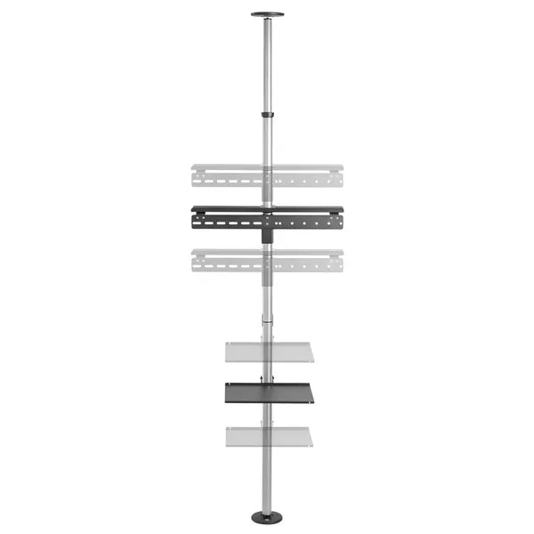 Maclean mc-791n tv tartó, 37-70, max 30kg, teleszkópos polccal