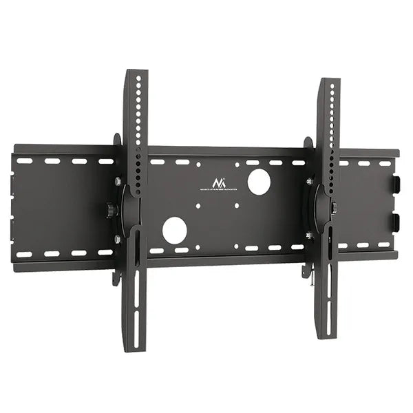 Fali TV konzol 37–100″, 75 kg, dönthető, VESA 600×400, fekete