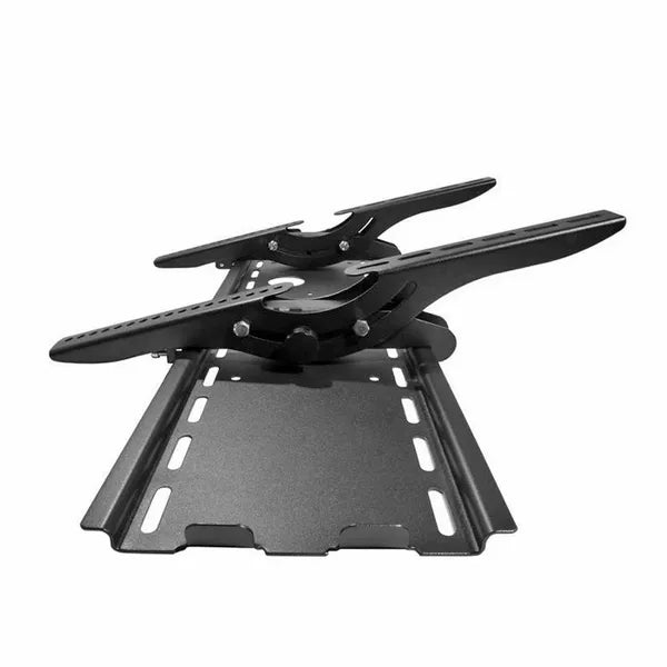 Fali TV konzol 37–100″, 75 kg, dönthető, VESA 600×400, fekete