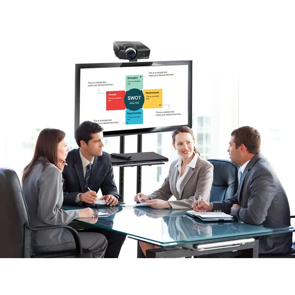 Maclean MC-661 professzionális gurulós TV állvány 32–55", 55 kg, VESA 600×400
