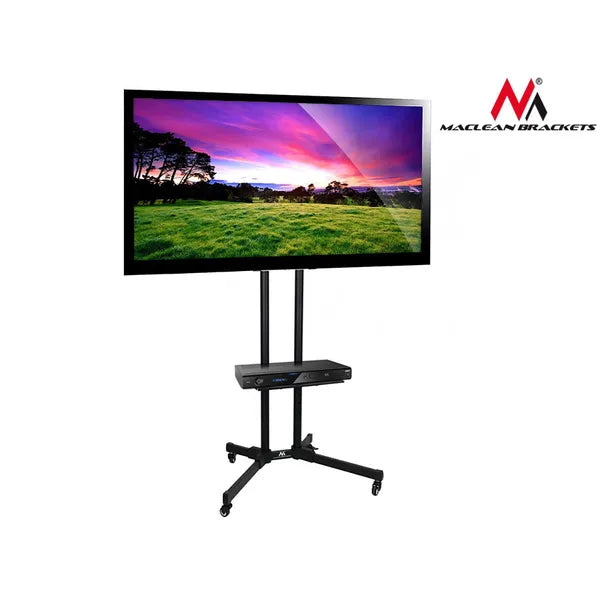 Maclean MC-661 professzionális gurulós TV állvány 32–55", 55 kg, VESA 600×400