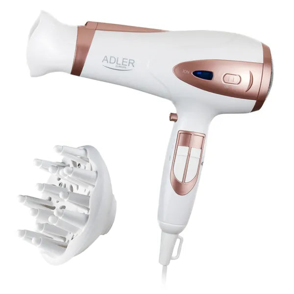 Adler AD 2248 hajszárító 2400W, ionizáció, diffúzor, koncentrátor