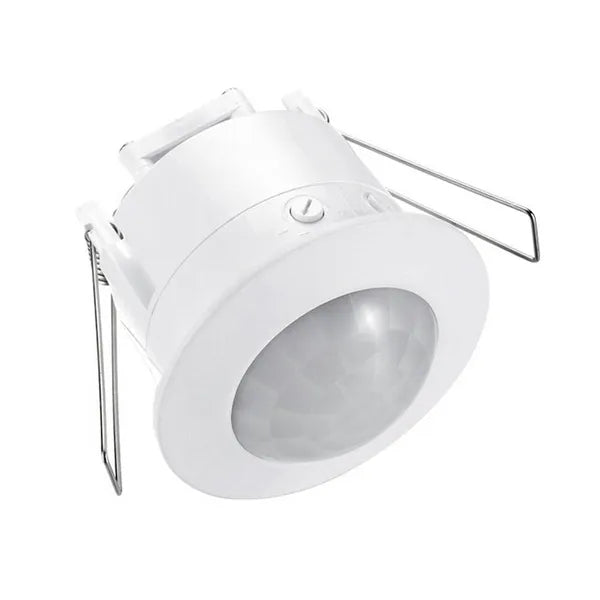 Süllyeszthető mennyezeti PIR mozgásérzékelő, 360°, 6 m, 1200 W, IP20