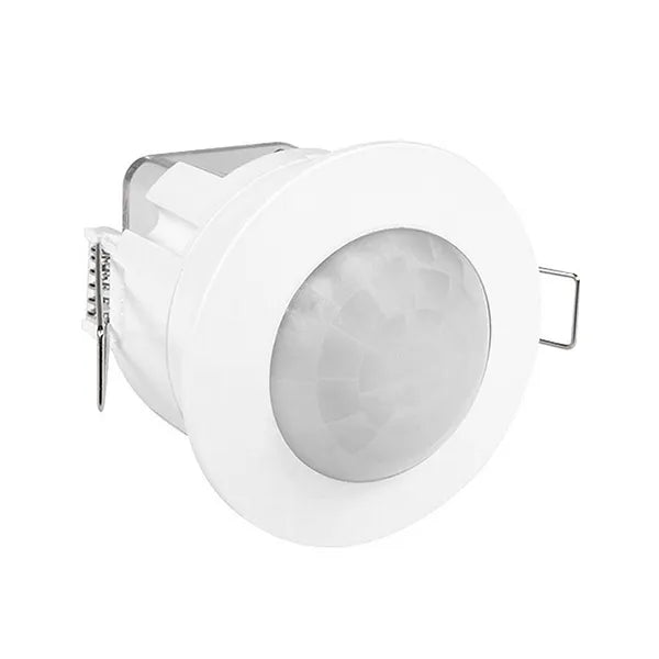 Süllyeszthető mennyezeti PIR mozgásérzékelő, 360°, 6 m, 1200 W, IP20