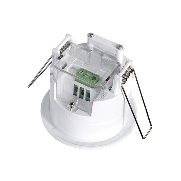 Süllyeszthető mennyezeti PIR mozgásérzékelő, 360°, 6 m, 1200 W, IP20