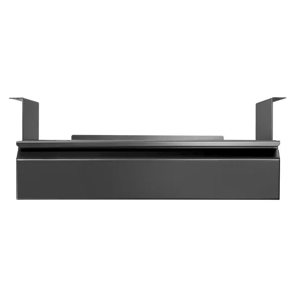 Maclean ergonomikus asztal alatti fiók rendező, fekete, 5 kg, 45×31 cm