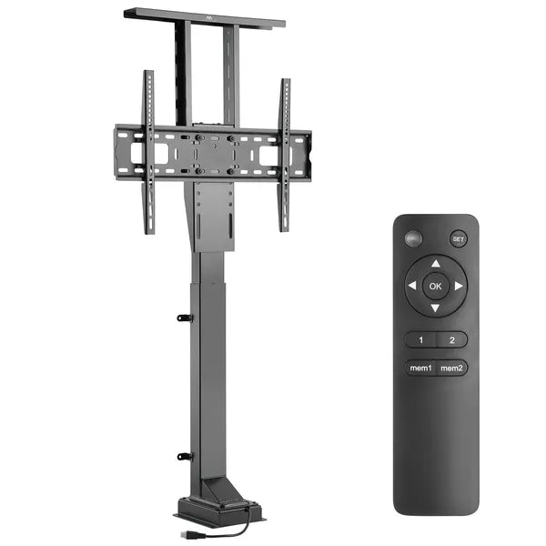 Elektromos süllyeszthető TV állvány 37-65”, VESA 600×400, 50 kg