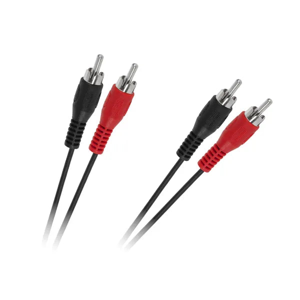 2x RCA dugó–dugó audio kábel, 1,8 m, LX8077A