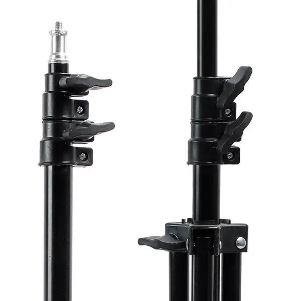 Maclean mc-163 körlámpa állvány, 62-190 cm, 3 kg, fekete