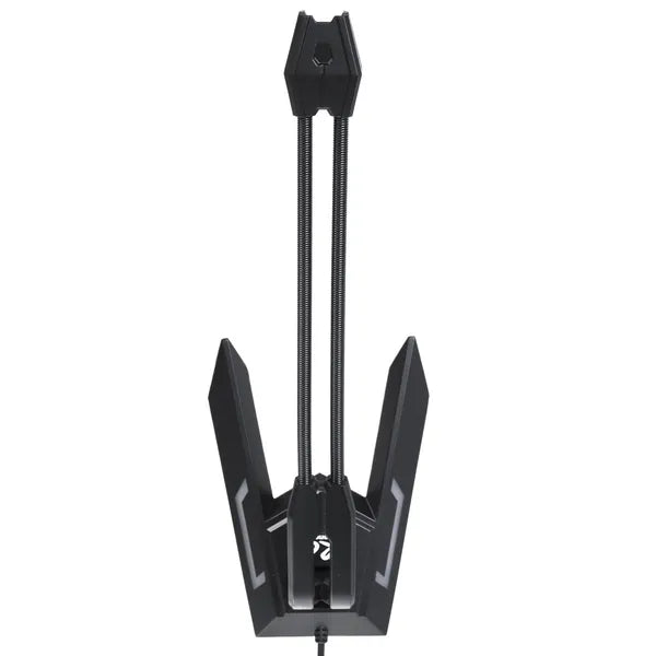USB gaming mikrofon LED fényekkel, 1,5 m kábel, 21 dB érzékenység
