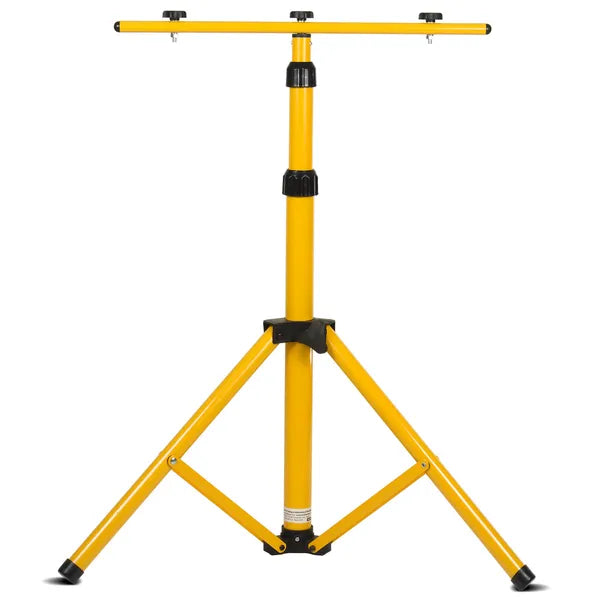 Maclean mce583 dupla led állvány, sárga, 150 cm, acél