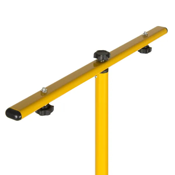 Maclean mce583 dupla led állvány, sárga, 150 cm, acél