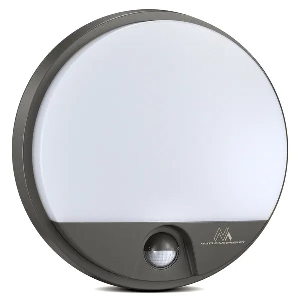 LED mennyezeti lámpa mozgásérzékelővel 15 W IP54 4000 K szürke 21 cm