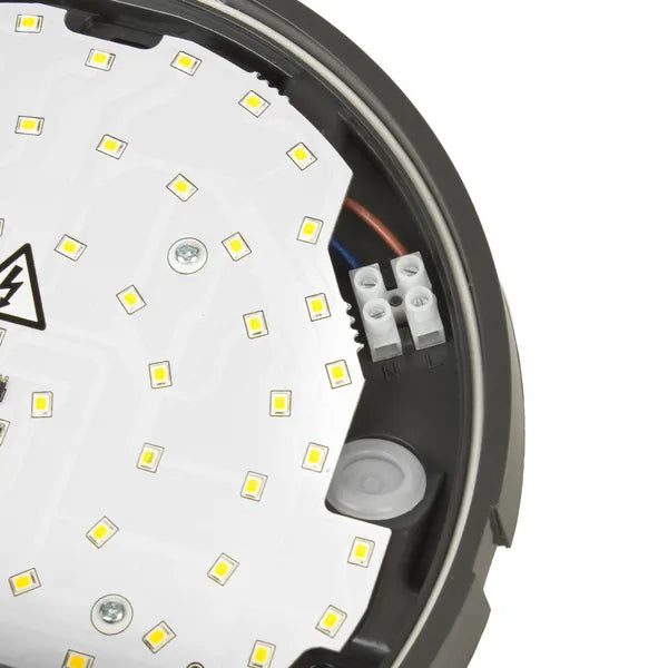 LED mennyezeti lámpa mozgásérzékelővel 15 W IP54 4000 K szürke 21 cm
