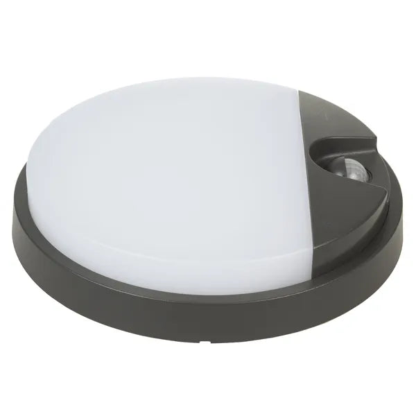LED mennyezeti lámpa mozgásérzékelővel 15 W IP54 4000 K szürke 21 cm