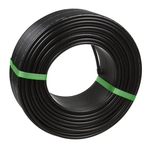 Zselés RG6 koaxiális antennakábel, kültéri/földbe fektethető, 75 Ω, 100 m