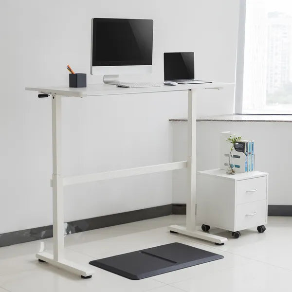 Ergo office állítható íróasztal 140x60cm fehér