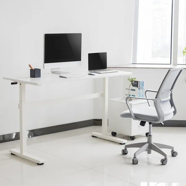 Ergo office állítható íróasztal 140x60cm fehér