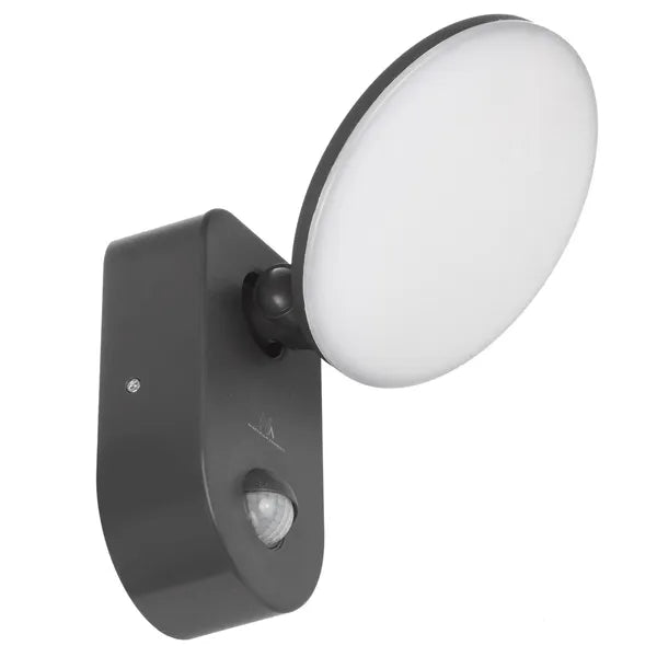 LED fali lámpa PIR mozgás- és alkonykapcsolóval, 15 W, IP65, 4000 K