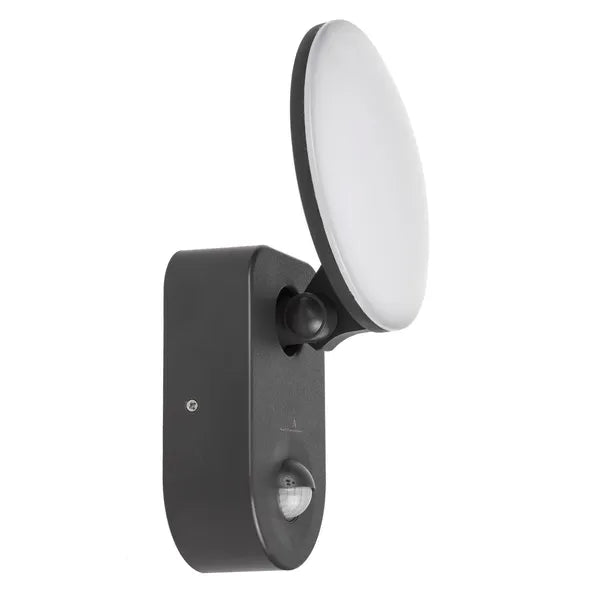 LED fali lámpa PIR mozgás- és alkonykapcsolóval, 15 W, IP65, 4000 K
