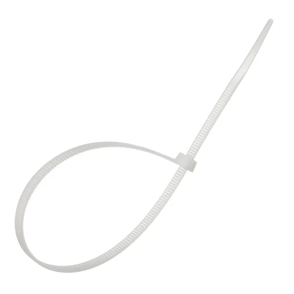 Nylon kábelkötegelő 4,8×300 mm UV-álló -40/+85 °C 100 db fehér