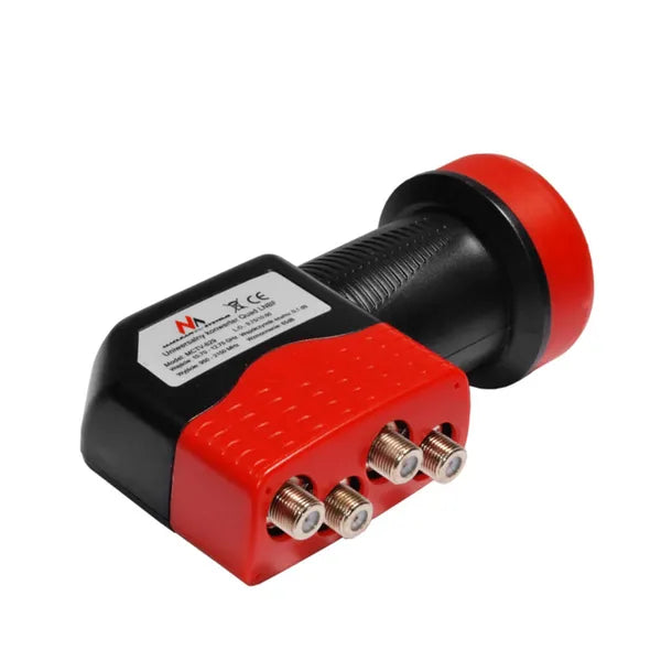 Maclean MCTV-629 Quad LNB műholdas konverter, 0,1 dB zajszint, 65 dB erősítés