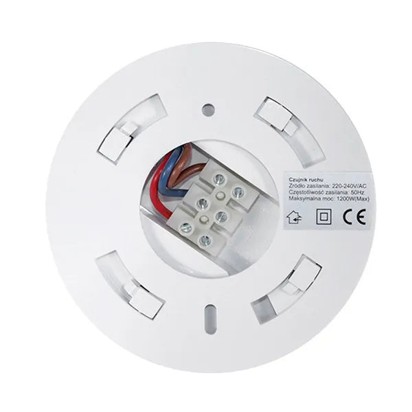 PIR mennyezeti mozgásérzékelő 360°, 1200 W, 6 m hatótáv, IP20