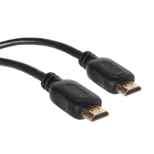 HDMI 1.4 férfi-férfi kábel 2 m, aranyozott csatlakozó, 4K/3D, lapos dugó