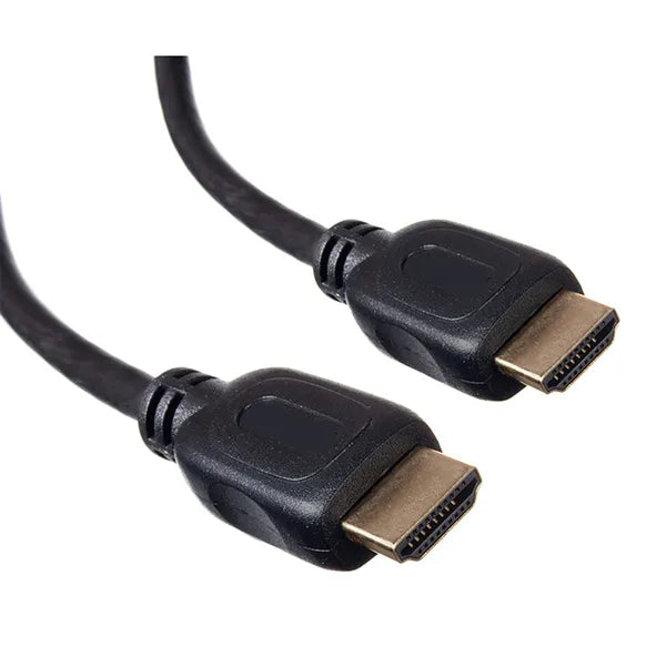 HDMI 1.4 férfi-férfi kábel 2 m, aranyozott csatlakozó, 4K/3D, lapos dugó