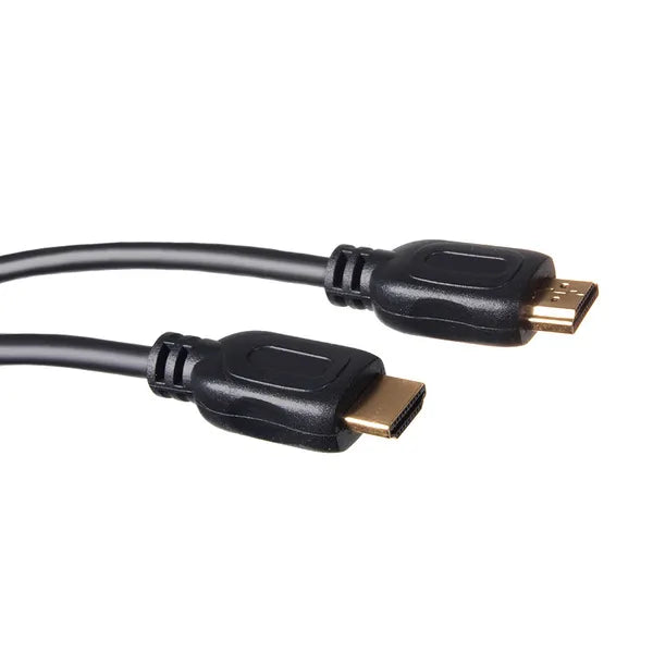 HDMI 1.4 férfi-férfi kábel 2 m, aranyozott csatlakozó, 4K/3D, lapos dugó
