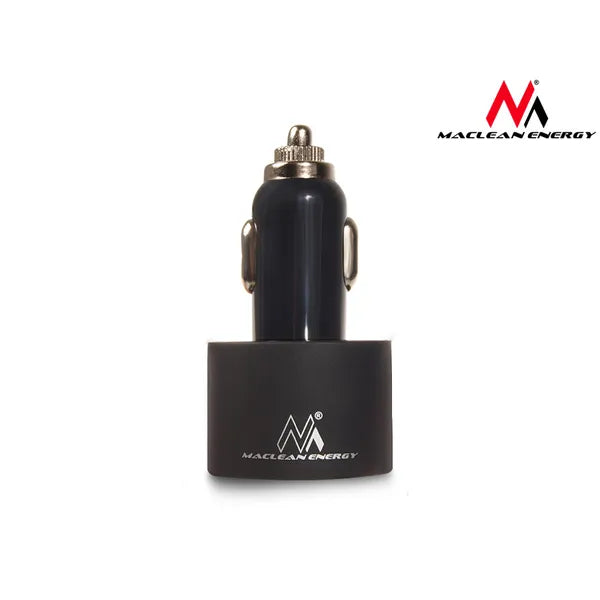 Maclean autós gyorstöltő 2×USB + Lightning spirálkábel 1,8 m, 5,2 A, 12/24 V