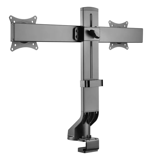 Asztali képernyőtartó két monitorhoz, VESA 75x75/100x100, 17–27", 14 kg
