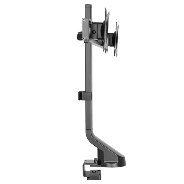 Asztali képernyőtartó két monitorhoz, VESA 75x75/100x100, 17–27", 14 kg