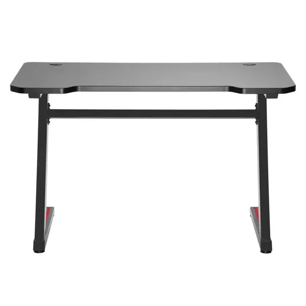NanoRS RS120 fekete gamer asztal 120x60 cm, 50 kg teherbírással