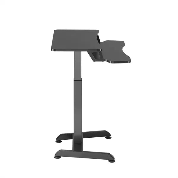 Elektromos magasságállítható íróasztal, 80×40 cm, 72-122 cm, 37 kg, fekete