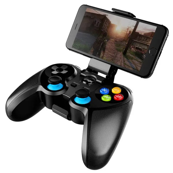 iPega PG-9157 Bluetooth gamepad telefon tartóval – Android, iOS, PC, Switch