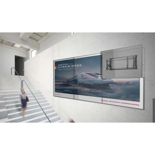 Univerzális videófal TV fali tartó 46–52”, VESA 600×400, 35 kg