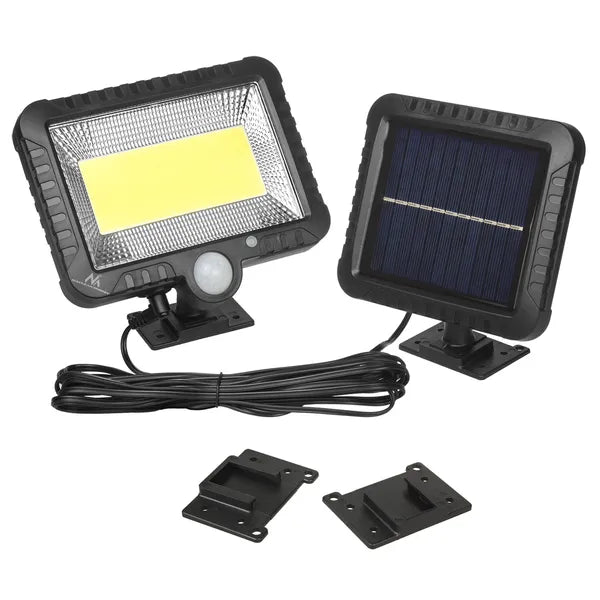 Napelemes LED reflektor mozgásérzékelővel, IP44, 5 W, 400 lm, 6000 K