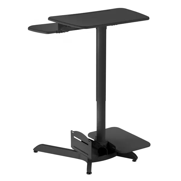 Magasságállítható álló-ülő íróasztal, gázrugós, 70-109 cm, fekete, MC-848