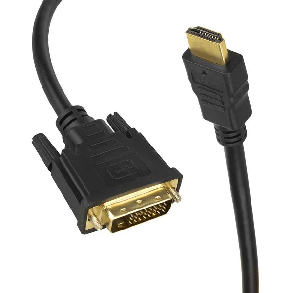 DVI–HDMI kábel 2 m, Full HD 1080p, aranyozott csatlakozó