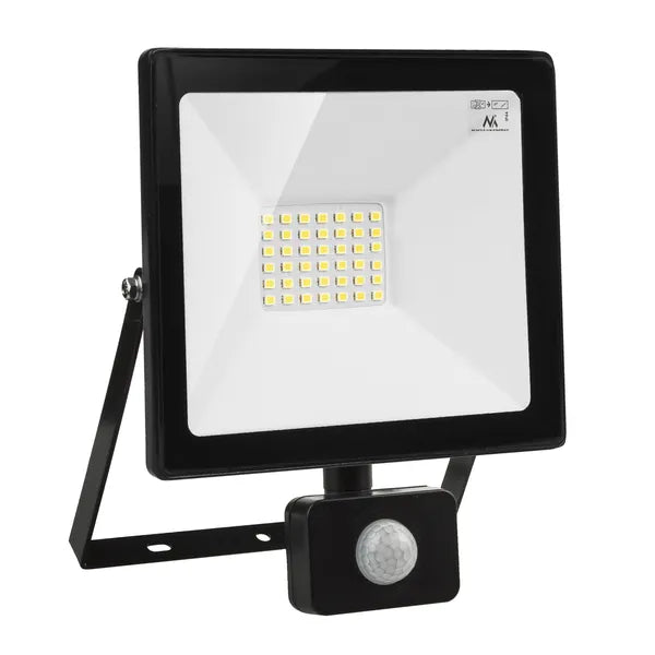 LED reflektor mozgásérzékelővel, 30 W, 2400 lm, melegfehér 3000 K, IP44