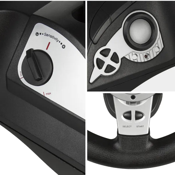 NanoRS RS700 játék kormány 270° pedálokkal, PS4/PS3/Xbox One/PC/Android