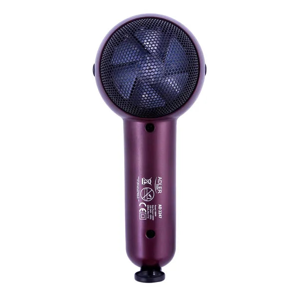 Adler AD2247 kompakt hajszárító, 1400 W, 2 fokozat, koncentrátor