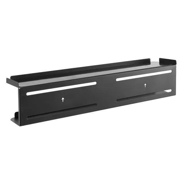 Dupla fali vagy TV-hátoldali tárolópolc, 57,4 cm, 2 kg, fekete