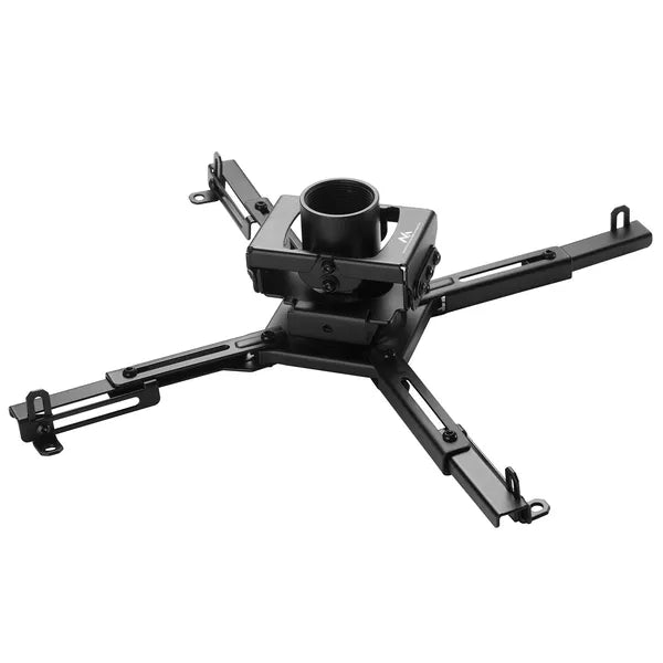Maclean MC-913 állítható mennyezeti projektor tartófej 80–980 mm, 35 kg, fekete