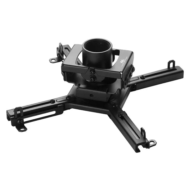 Maclean MC-913 állítható mennyezeti projektor tartófej 80–980 mm, 35 kg, fekete