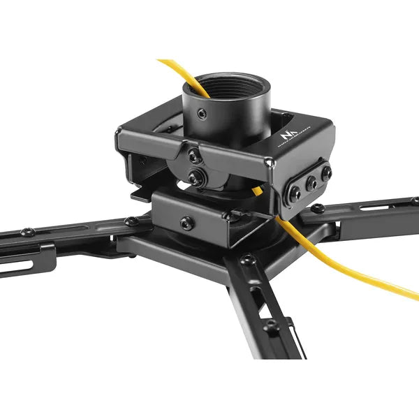 Maclean MC-913 állítható mennyezeti projektor tartófej 80–980 mm, 35 kg, fekete