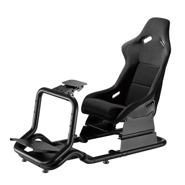 Versenyszimulátor kokpit gamer üléssel, 130 kg, 50″ TV-ig, RS702