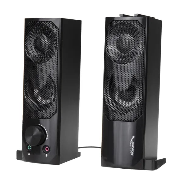 Audiocore AC955 2.0 USB RGB hangrúd-számítógép hangszóró, 2×3 W